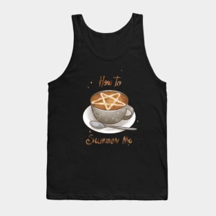 Funny Coffee Design - Perfect for Halloween Tank Top